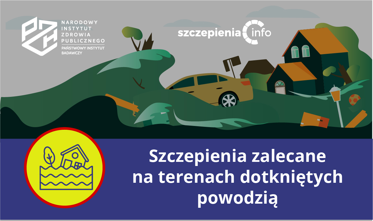 Read more about the article Szczepienia zalecane na terenach dotkniętych powodzią